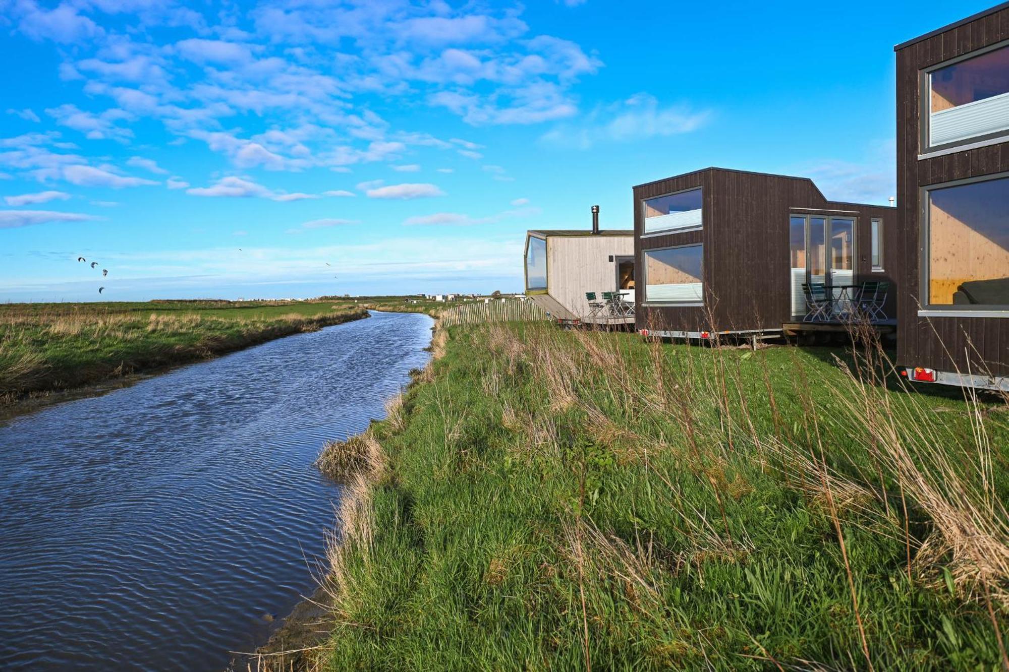 Tiny House Pioneer 18 Zur Meerseite - Green Tiny Village Harlesiel Carolinensiel Exterior foto